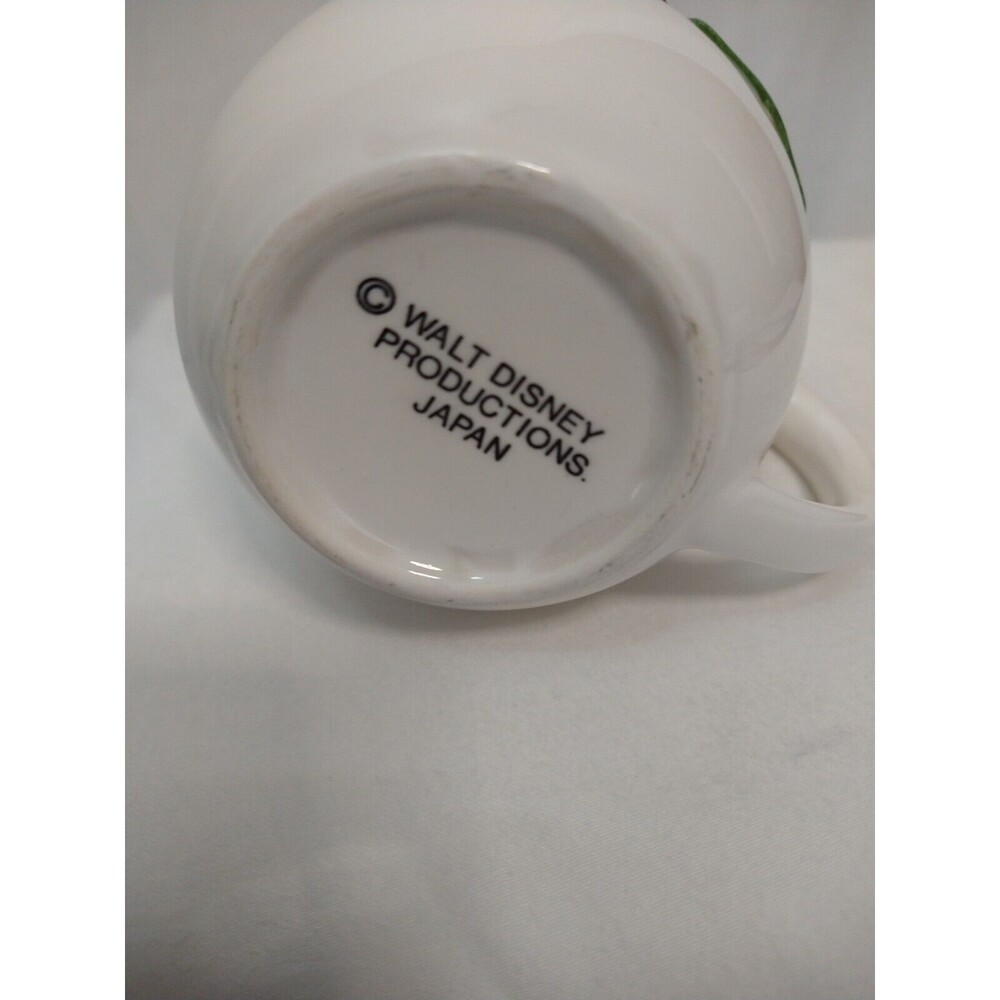 Vintage CHRISTMAS Mug Mickey Mouse on Handle W/Holly Ceramic Walt Disney Coffee - Picture 13 of 16